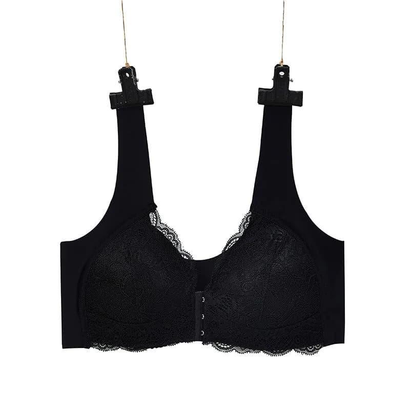 image-Women's Seamless Lace Nursing Bra U-Shaped 5XL Silku Fei