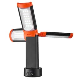image-VEVOR LED Work Light with Stand, 6Ah, Rechargeable Cordless Camping Light, with 3 Lamp Heads, Detachable Tripod Stand, 2200 Lumens 3000K-6500K Dimmable, Portable Construction Lighting for Job Site