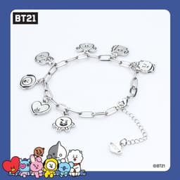 image-Hallyu bracelet BTS official same cartoon bracelet bracelet new simple fashion men's and women's jewelry