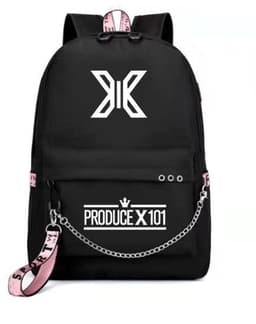image-BLACKPINK Park Chae-young, LISA, Kim Ji-soo, the same starry sky backpack, school bag, backpack, Korean version, USB