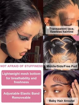 image-Loose Deep Wave 13x6 Hd Lace Frontal Wigs 100% Human Hair Brazilian 40 Inches Curly Wigs 4x4 Lace Closure Wig Preplucked On Sale