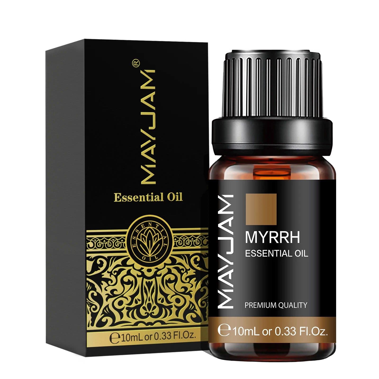 image-MAYJAM 10ML Essential Oil Lavender Jasmine Eucalyptus Vanilla Sandalwood Bergamot Rosemary Citronella Cinnamon Fragrance Oil