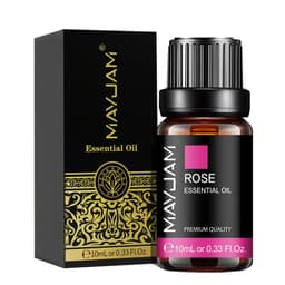 image-MAYJAM 10ML Essential Oil Lavender Jasmine Eucalyptus Vanilla Sandalwood Bergamot Rosemary Citronella Cinnamon Fragrance Oil