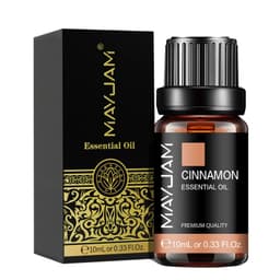 image-MAYJAM 10ML Essential Oil Lavender Jasmine Eucalyptus Vanilla Sandalwood Bergamot Rosemary Citronella Cinnamon Fragrance Oil