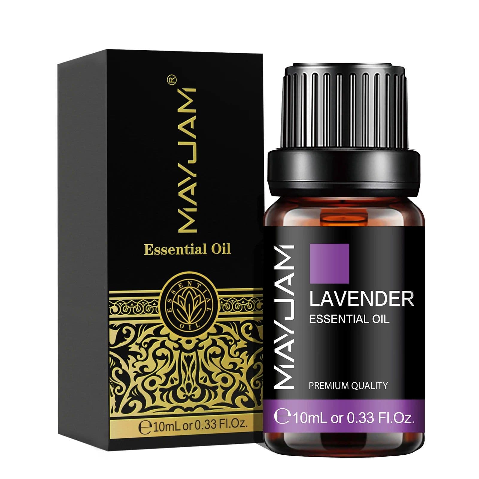 image-MAYJAM 10ML Essential Oil Lavender Jasmine Eucalyptus Vanilla Sandalwood Bergamot Rosemary Citronella Cinnamon Fragrance Oil