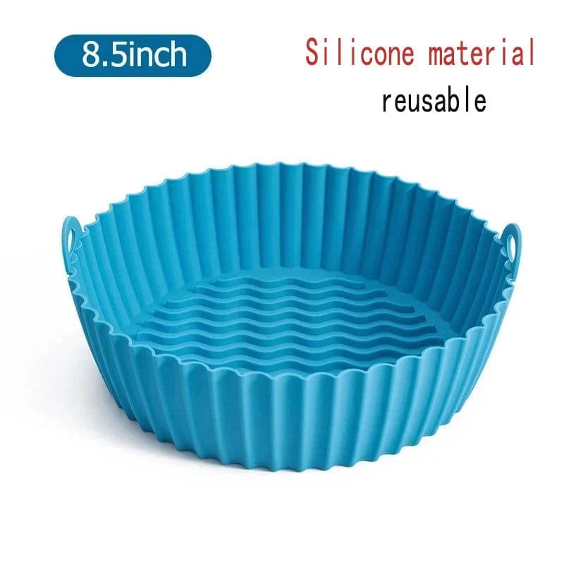 image-50Pcs Round Air Fryer Disposable Paper Liners Non-Stick