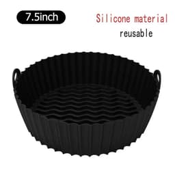 image-50Pcs Round Air Fryer Disposable Paper Liners Non-Stick