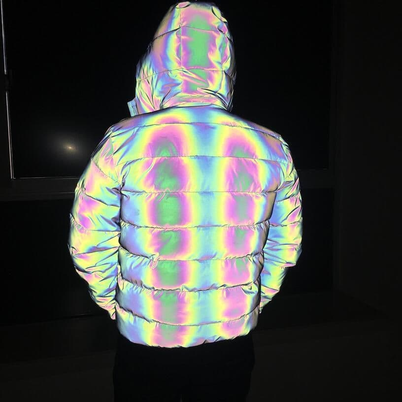 image-2022 Winter Reflective Cotton Jacket - Men's Women's