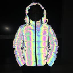 image-2022 Winter Reflective Cotton Jacket - Men's Women's