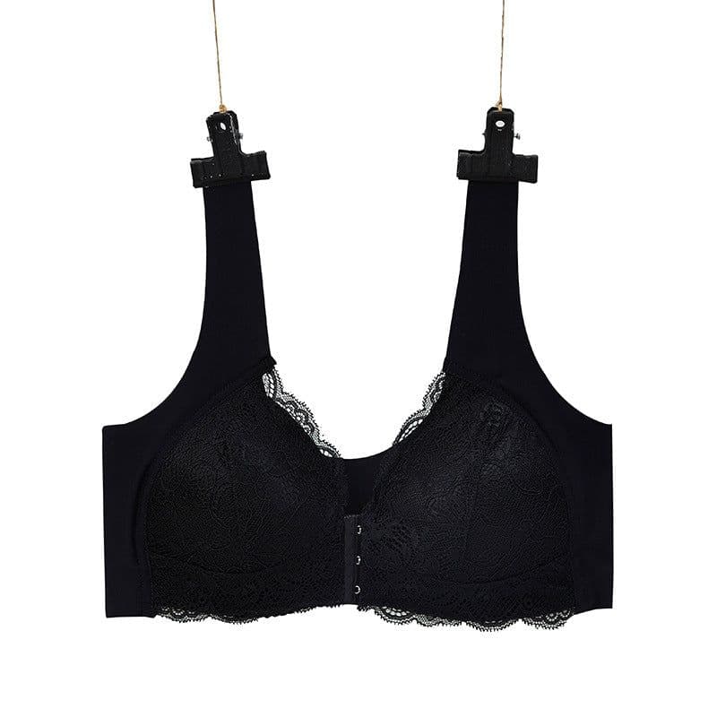 image-Women's Seamless Lace Nursing Bra U-Shaped 5XL Silku Fei