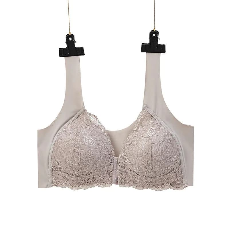 image-Women's Seamless Lace Nursing Bra U-Shaped 5XL Silku Fei