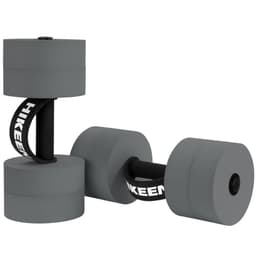 image-Hikeen Aquatic Exercise Dumbbells Water Dumbbell Resistance Fitness Barbells with 4 High-Density EVA Foam Pool Weights Dumbbells