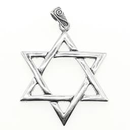 image-1pcs 75x59mm Star Of David Charm Large Star Of David Pendants For Necklace Making