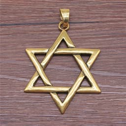 image-1pcs 75x59mm Star Of David Charm Large Star Of David Pendants For Necklace Making