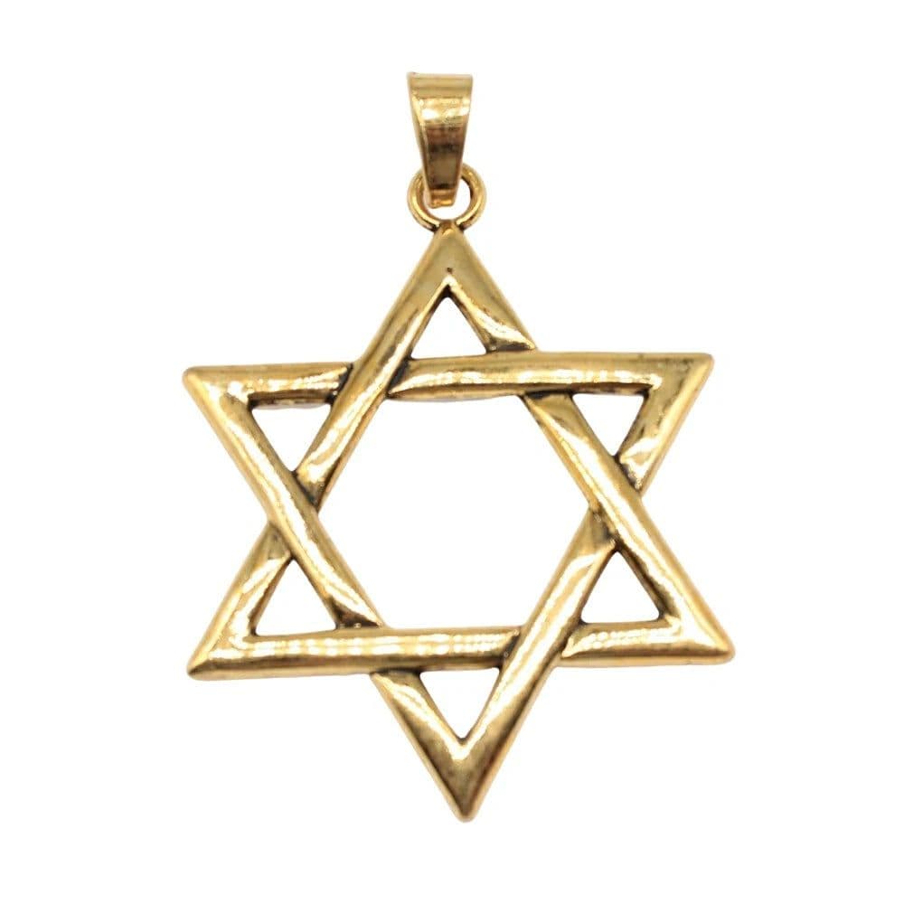 image-1pcs 75x59mm Star Of David Charm Large Star Of David Pendants For Necklace Making