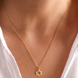 image-David Star Stainless Steel Link Chain Necklace