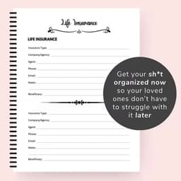 image-Funny End of Life Planner Organizer Notebook