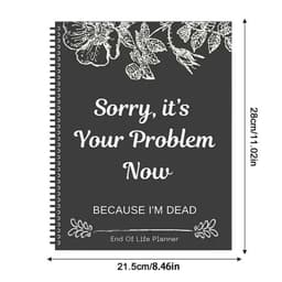 image-Funny End of Life Planner Organizer Notebook