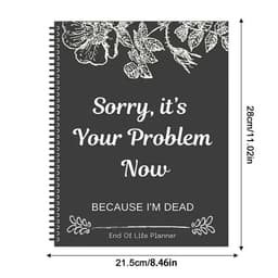 image-Funny End of Life Planner Organizer Notebook
