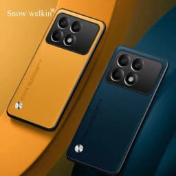 image-snow welkin Poco X6 Pro PU Leather Shockproof Case