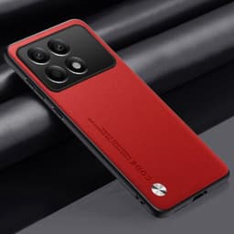 image-snow welkin Poco X6 Pro PU Leather Shockproof Case