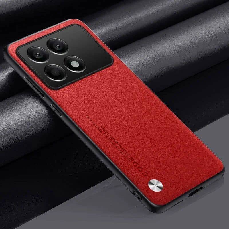 image-snow welkin Poco X6 Pro PU Leather Shockproof Case