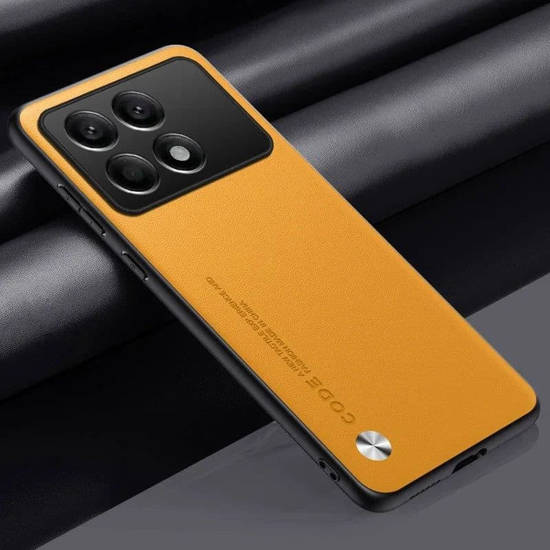 image-snow welkin Poco X6 Pro PU Leather Shockproof Case