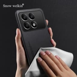image-snow welkin Poco X6 Pro PU Leather Shockproof Case