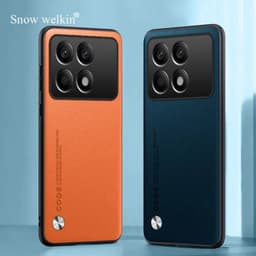 image-snow welkin Poco X6 Pro PU Leather Shockproof Case