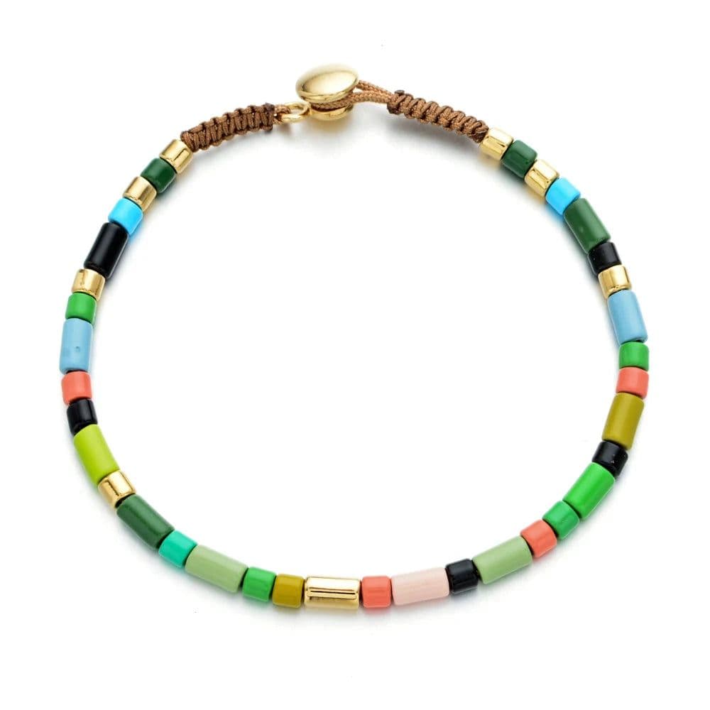 image-Gold Color Snap Button Rainbow Tile Jewelry 2022 Cool bracelets for Women Enamel Tile Bracelet Boho Braclets Ins Trendy Bangles