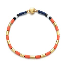 image-Gold Color Snap Button Rainbow Tile Jewelry 2022 Cool bracelets for Women Enamel Tile Bracelet Boho Braclets Ins Trendy Bangles