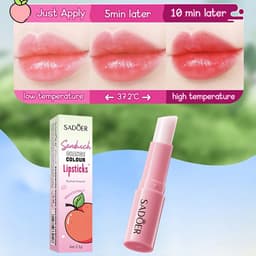 image-Honey peach sandwich warm changing water lipstick moisturizing warm changing lipstick 2.5g