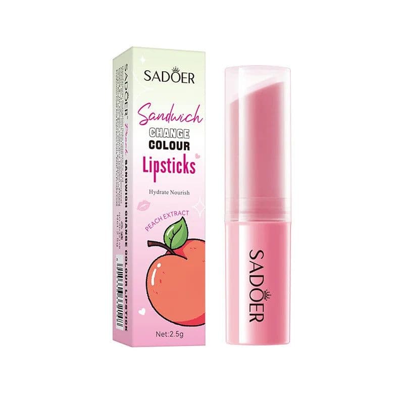 image-Honey peach sandwich warm changing water lipstick moisturizing warm changing lipstick 2.5g
