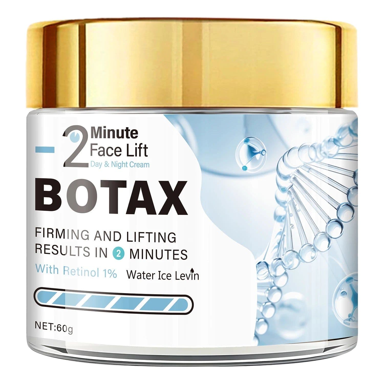 image-2-Minute Contour Water Light Cream 80g - Gold Essence Softening and Lifting, Retinol Collaborative Nourishment, Plump and Elasticity Without Collapse