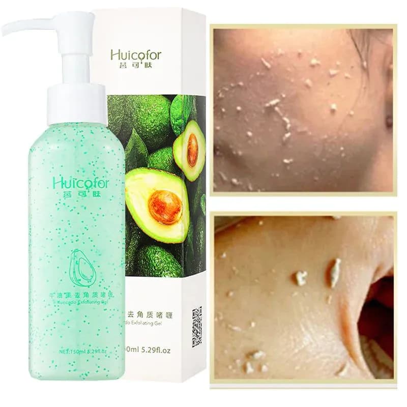 image-Fruit Acid Peeling Gel 120ml Facial Cleansing Exfoliating Peeling Scrub Deep Clean Acne Blackhead Remove Face Cleanser