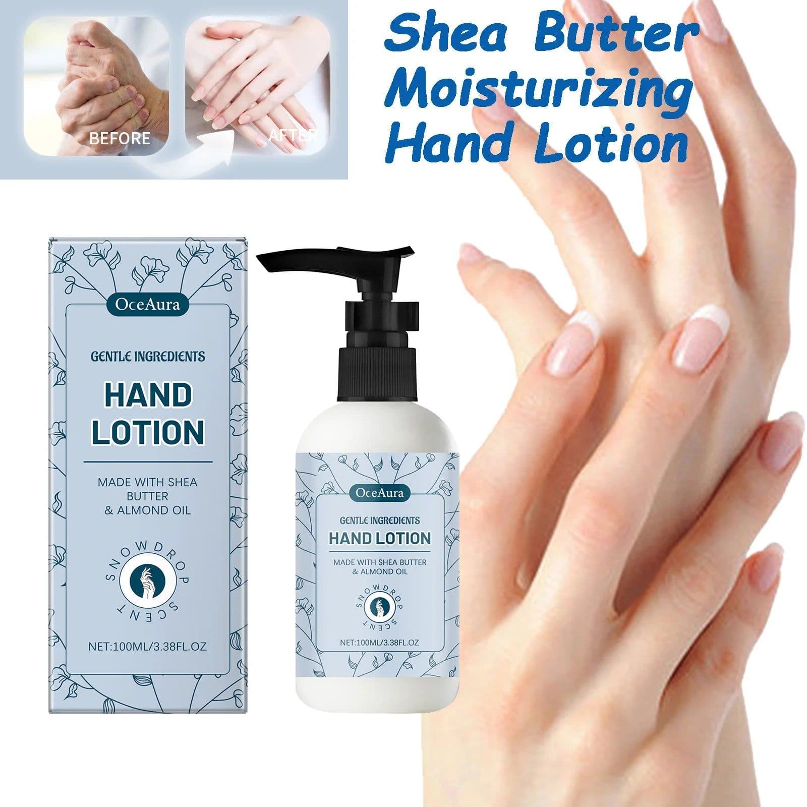 image-OceAura Shea Butter Moisturizing Hand Lotion 100ml