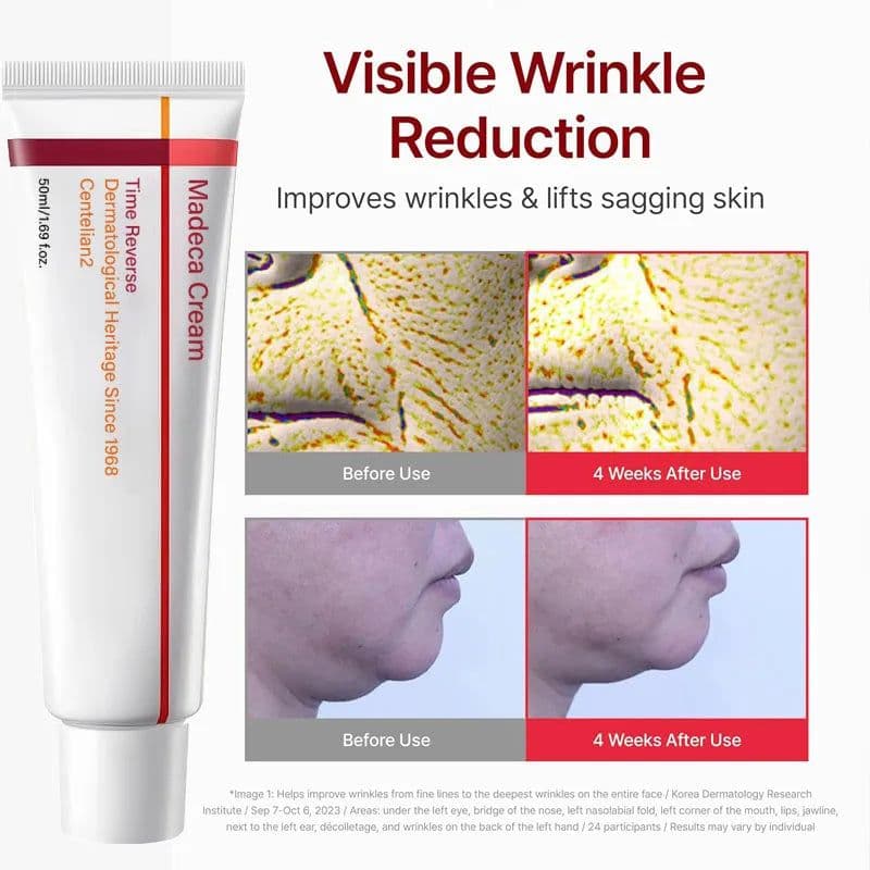 image-Collagen Madeca Cream Time Reverse Advanced Fast-Absorbing Nourishing,Hydrates,Firms Reduces Wrinkles,Korean Skin Care Centella