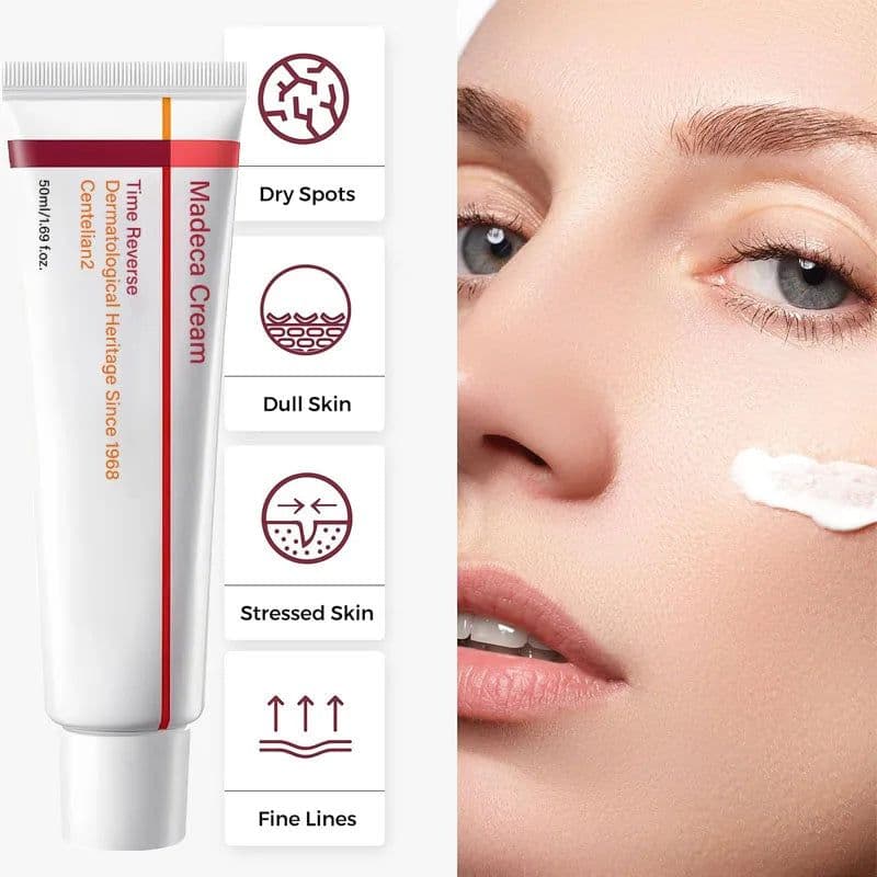 image-Collagen Madeca Cream Time Reverse Advanced Fast-Absorbing Nourishing,Hydrates,Firms Reduces Wrinkles,Korean Skin Care Centella