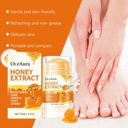 image-Honey Moisturizing Stick for Hand Foot Skin Care Deep Hydrating Anti Drying Chapping Soften Calluses Heel Cracked Repair Cream