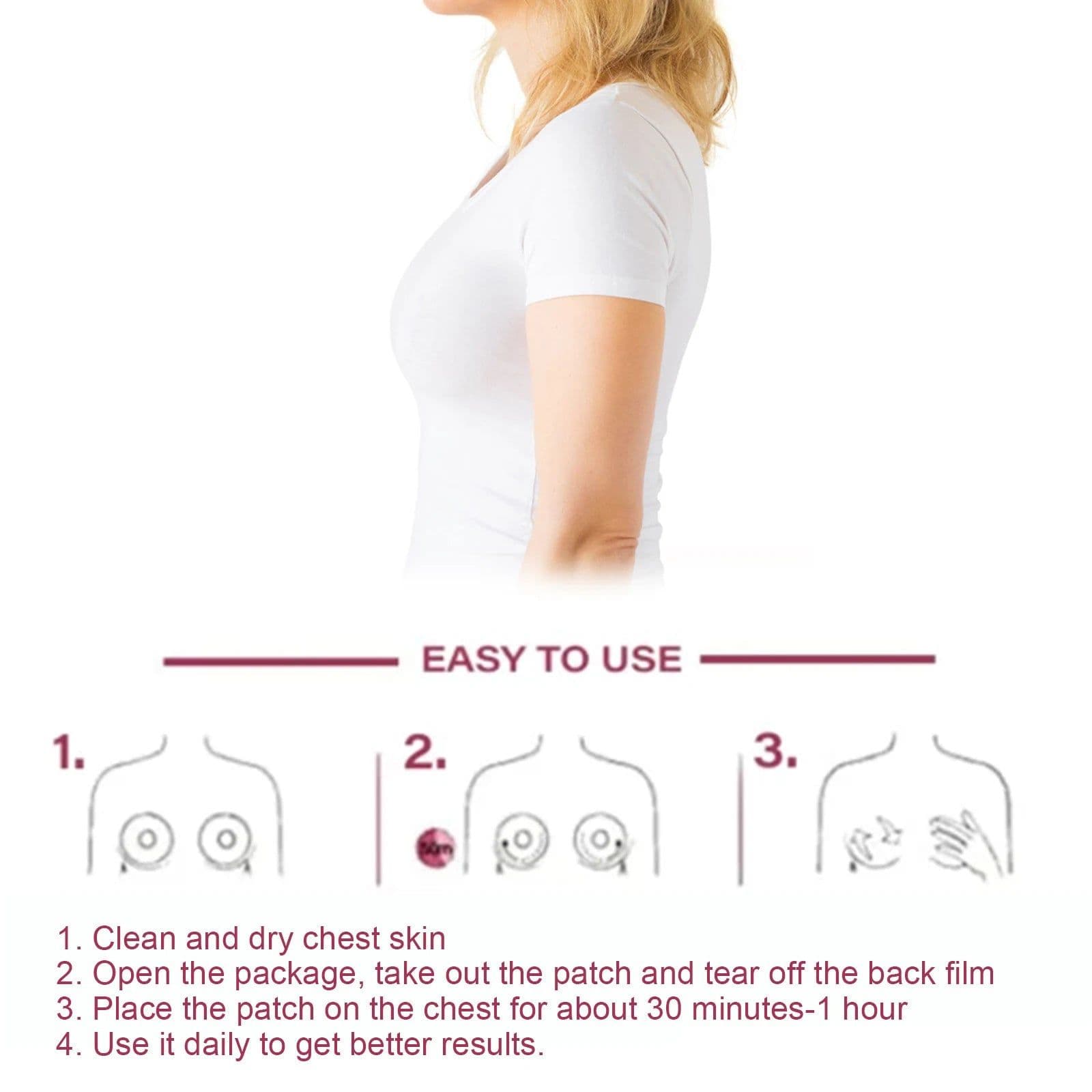 image-Ximonth Breast Augmentation Patch - 10pcs