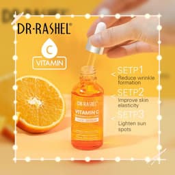 image-DR.RASHEL Vitamin C Liquid Hydration Moisturizing Repair Improves Skin Firmness Elasticity VC Facial Serum 50ml
