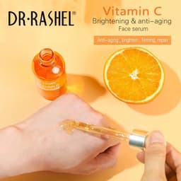 image-DR.RASHEL Vitamin C Liquid Hydration Moisturizing Repair Improves Skin Firmness Elasticity VC Facial Serum 50ml