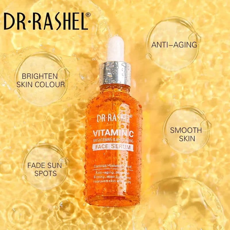 image-DR.RASHEL Vitamin C Liquid Hydration Moisturizing Repair Improves Skin Firmness Elasticity VC Facial Serum 50ml