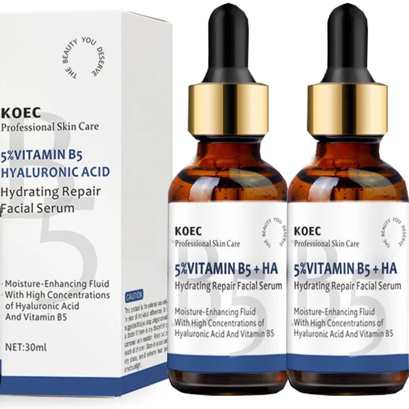 image-5% Hyaluronic Acid B5 Serum Anti -Wrinkle Face Tightening Fade Fine Line Hydrating for Plumping Anti Age for Face Skin Roughness