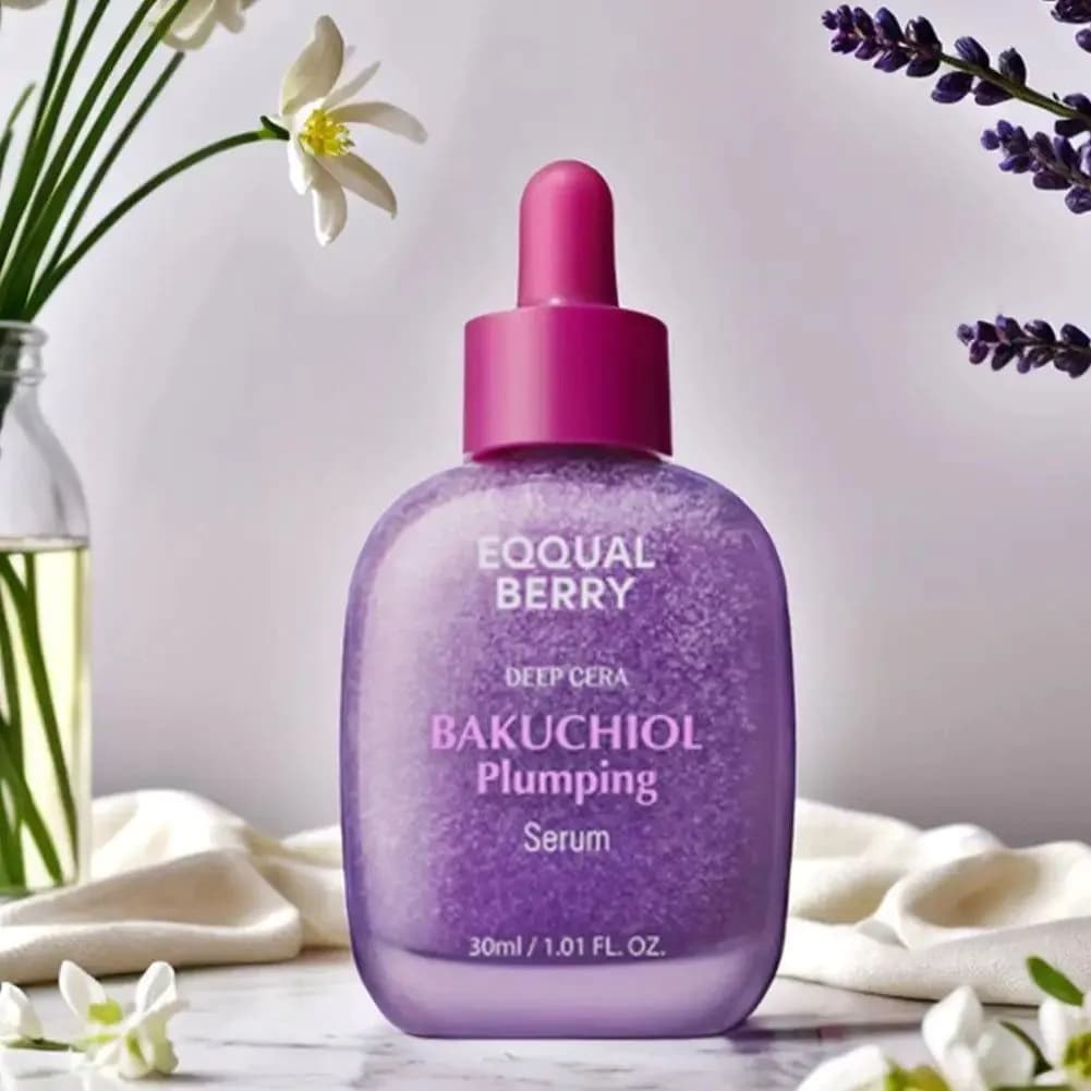 image-Deepcera Bakuchiol Volumizing Plumping Serum Vitamin C Long-lasting Moisturizing Nourishing Natural Formula Gentle Skin Care