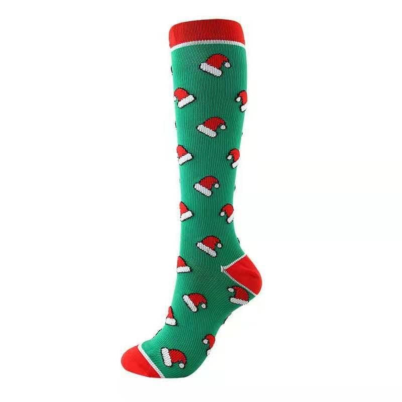 image-Ya Shi Rui Cactus Christmas Socks - Tall L/XL