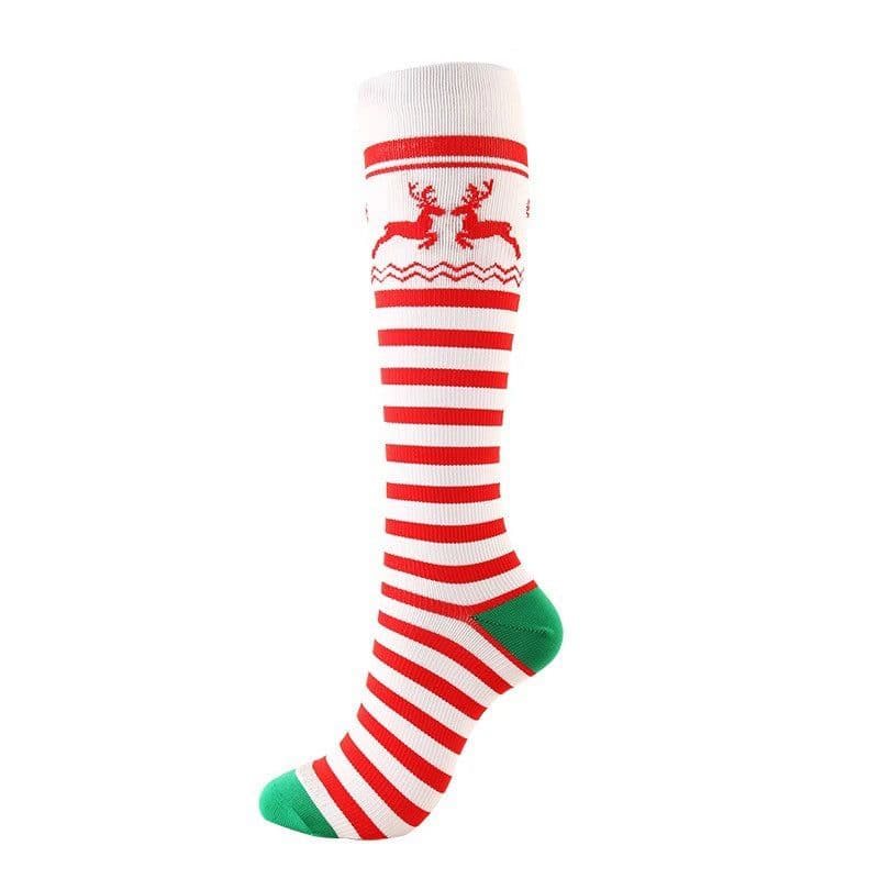 image-Ya Shi Rui Cactus Christmas Socks - Tall L/XL