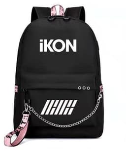 image-BLACKPINK Park Chae-young, LISA, Kim Ji-soo, the same starry sky backpack, school bag, backpack, Korean version, USB
