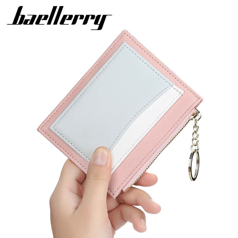 image-baellerry Coin Purse - Claret PU Leather Zipper