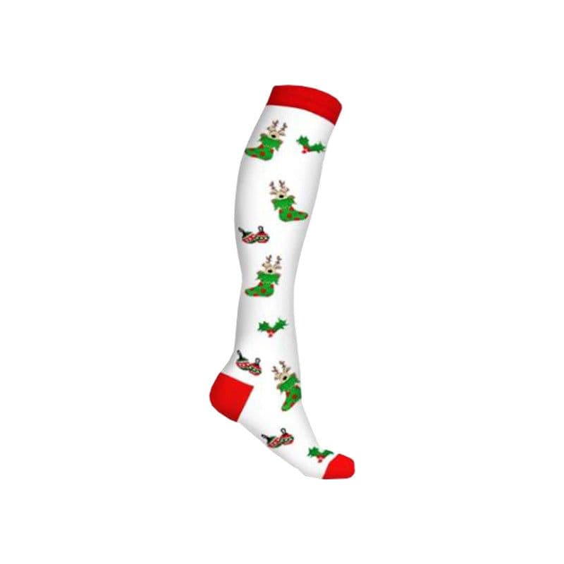 image-Ya Shi Rui Cactus Christmas Socks - Tall L/XL